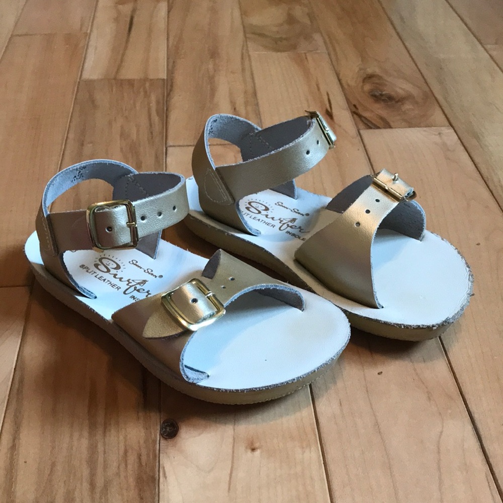 Gold Sun-San Sandals by Hoy